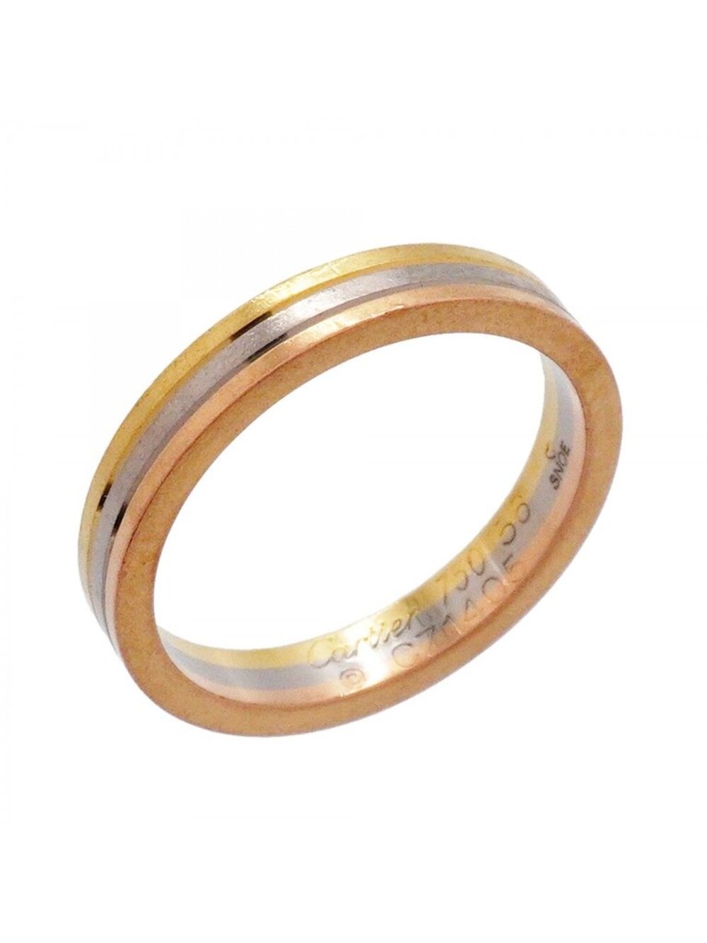 Cartier Ring Vendome 18k Yellow Gold 18k White 18k Pink